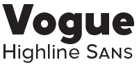 Vogue Highline Sans